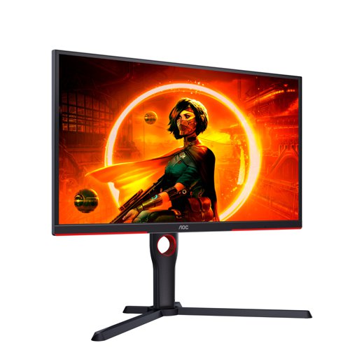 8AO25G3ZM | The AOC 25G3ZM/BK meets the needs of both eSports, competitive gamers, and casual gamers as well. It offers a responsive 24.5'' VA panel with FHD resolution, ShadowControl and super contrast ratio of 3000:1. Be the fastest in action with 240Hz refresh rate, Adaptive Sync, 1ms GTG and low input lag.