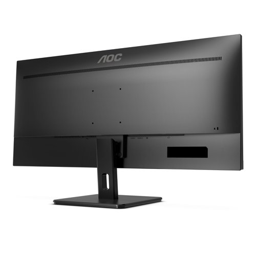 8AOU34E2M | The AOC U34E2M is equipped with a 34'' VA panel with Ultrawide QHD 21:9 resolution for an incredible viewing experience and more screen estate to boost your productivity and multitasking. Multiple inputs supported thanks to HDMI and DP ports.