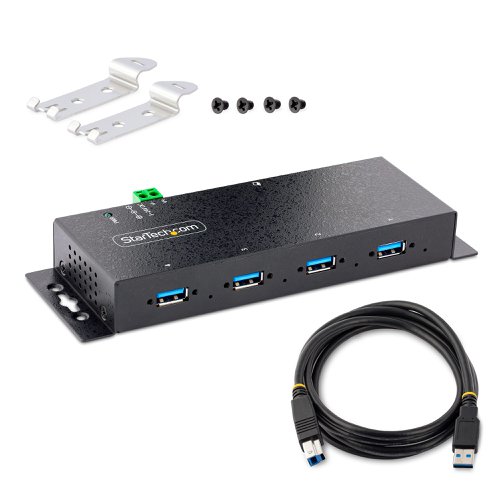StarTech.com 4 Port Industrial 5Gbps USB 3.0 Hub