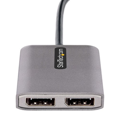 StarTech.com 2 Port USB C to Dual DisplayPort MST Hub 4K 60Hz StarTech.com