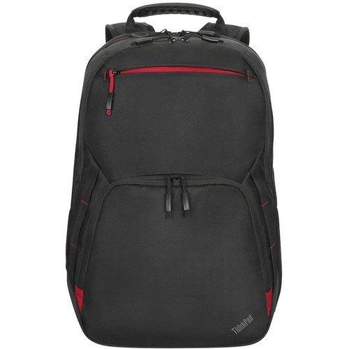 8LEN4X41A30364 | With the perfect blend of professionalism and athleticism, the ThinkPad Essential Plus 15.6'' Backpack (Eco) can take you from the office to the gym and back with ease. Spacious compartments keep your devices and essentials secure, organized, and accessible, while ballistic nylon and rugged hardware protect against weather and daily wear.