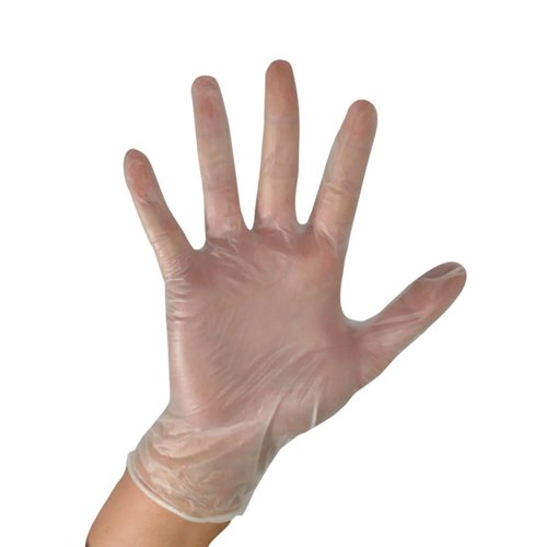 ValueX Vinyl Gloves Large Clear (Pack 100) VGY100LC