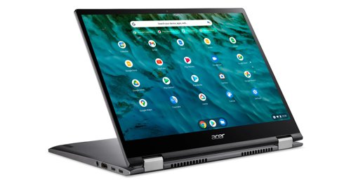 8AC10338133 | Your Chromebook now looks as good as it performs. The Intel® Evo™ platform-based convertible Acer Chromebook Spin 713 is designed to give users a premium experience with increased speeds from the up to 11th Gen Intel® Core™ i7 processor1, a long-lasting and quick-chargeable battery, and its exclusive VertiView display.