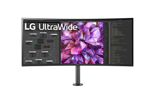 LG 38WQ88C-W 37.5 Inch 3840 x 1600 Pixels UltraWide Quad HD IPS Panel FreeSync HDMI DisplayPort USB-C Ergonomic Monitor Desktop Monitors 8LG38WQ88CW