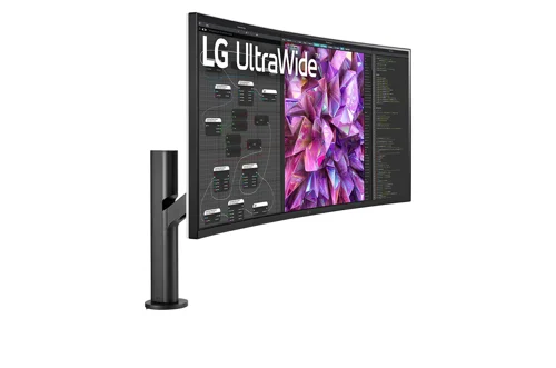 LG 38WQ88C-W 37.5 Inch 3840 x 1600 Pixels UltraWide Quad HD IPS Panel FreeSync HDMI DisplayPort USB-C Ergonomic Monitor