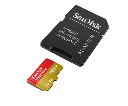 The SanDisk Extreme® microSDXC™ memory card lets you save time transferring media with read speeds of up to 160MB/s powered by SanDisk® QuickFlow™ Technology10. With write speeds up to 60MB/s, it’s ideal for your Android™ smartphone, action cameras, or drones. This high-performance microSD™ card handles 4K UHD video recording, Full HD video, and high-resolution photos. Plus, it’s A2-rated, so you can get fast application performance for an exceptional smartphone experience.
