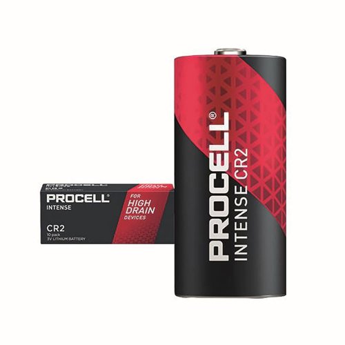 Duracell Procell Intense High Power Lithium CR2 3V Battery (Pack of 10) 5000394163300