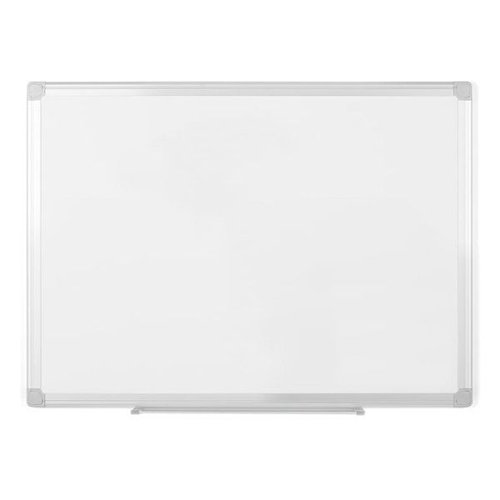 Bi-Office Earth-It Non Magnetic Melamine Whiteboard Aluminium Frame 900x600mm - PRMA0300790