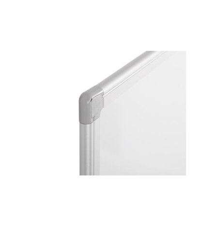 21106BS - Bi-Office Earth-It Non Magnetic Melamine Whiteboard Aluminium Frame 900x600mm - PRMA0300790