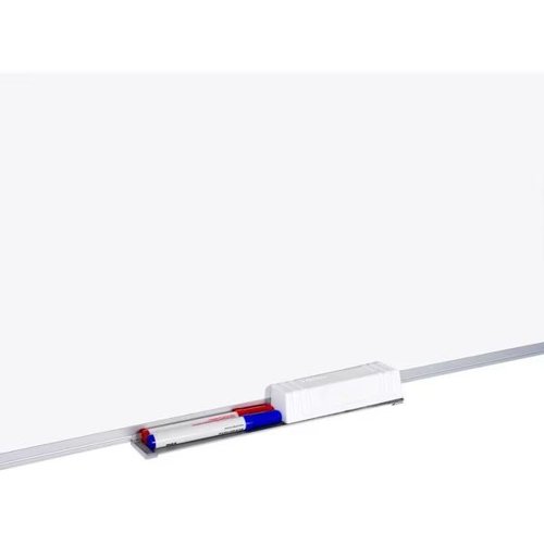 Bi-Office Earth-It Magnetic Lacquered Steel Whiteboard Aluminium Frame 1200x900mm - PRMA0507790