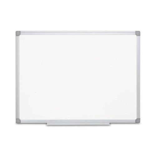 Bi-Office Earth-It Magnetic Enamel Whiteboard Aluminium Frame 900x600mm - PRCR0620790 Drywipe Boards 73886BS