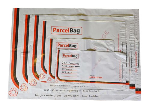 ParcelBag Polythene Mailing Envelopes 410 x 500mm XLarge (Pack 50) PBG4-50