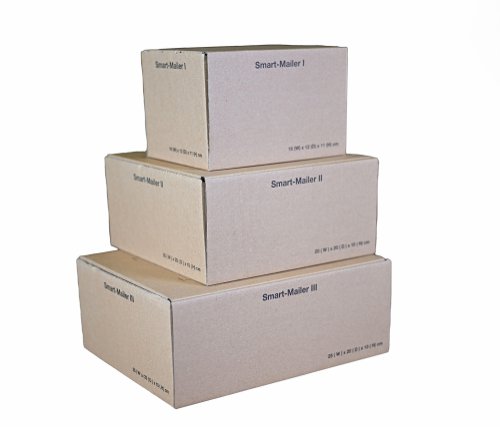 LSM Smart Mailing Box 250 x 200 x 100mm Brown (Pack 20) - 312401120 Mailing Boxes 10156LM