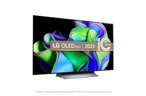 LG OLED Evo C3 48 Inch 4K Ultra HD 4 x HDMI Ports 3 x USB Ports Smart TV Televisions 8LGOLED48C36LA