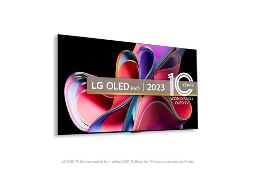LG OLED Evo G3 55 Inch 4K Ultra HD 4 x HDMI Ports 3 x USB Ports Smart TV Televisions 8LGOLED55G36LA