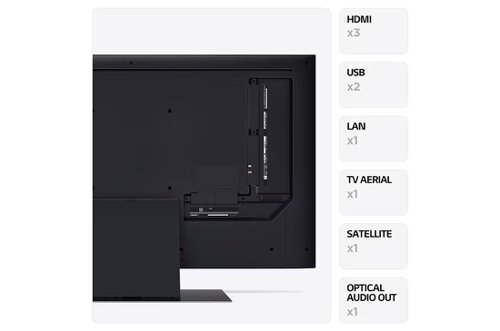 LG UR91 43 Inch 4K Ultra HD 3 x HDMI Ports 2 x USB Ports LED Smart TV