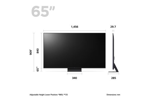 LG UR91 65 Inch 4K Ultra HD 3 x HDMI Ports 2 x USB Ports LED Smart TV  8LG65UR91006LA