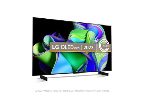 8LGOLED42C34LA | LG self-lit OLED is the pinnacle of TV technology. All of the screen's pixels are self-lit allowing for perfect contrast, 100% colour accuracy and volume and the sharpest pixel-perfect details, creating the ultimate viewing experience