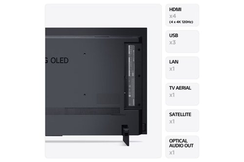 LG OLED Evo C3 42 Inch 4K Ultra HD 4 x HDMI Ports 3 x USB Ports Smart TV Televisions 8LGOLED42C34LA