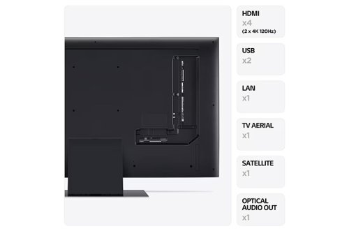 LG QNED81 50 Inch 4K Ultra HD 4 x HDMI Ports 2 x USB Ports Smart TV