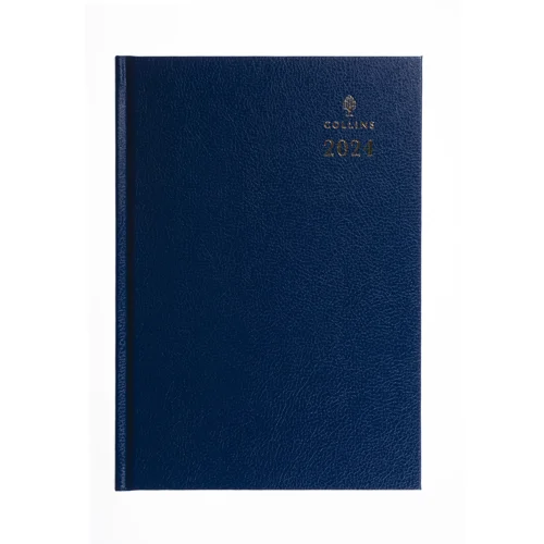 Collins 44 Diary A4 Day to Page 2024 Blue 819777