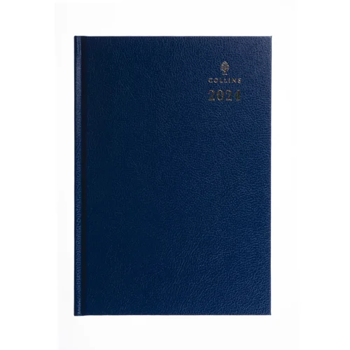Collins 52 Diary A5 Day to Page 2024 Blue 819791