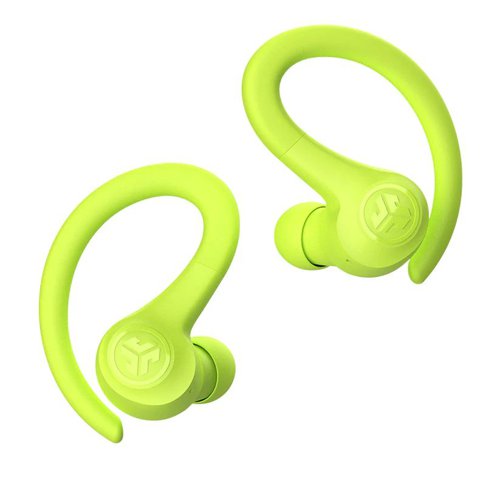 JLab Audio Go Air Sport True Wireless Stereo Earbuds Neon Yellow Headphones 8JL10360671