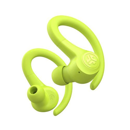 JLab Audio Go Air Sport True Wireless Stereo Earbuds Neon Yellow Headphones 8JL10360671