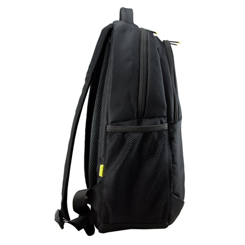 8TETAECB001 | Protect your essential kit when on the move with this eco-friendly backpack made from recycled plastic bottles. The Lateral Protection™ via foam cushions keeps your laptop safe whilst leaving plenty of room for accessories. All this plus it weighs in at just 660 grams. It's more than just functional.