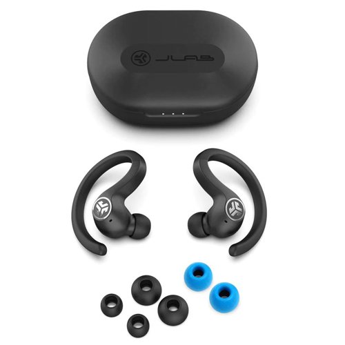 JLab Audio Jbuds Air Sports True Wireless Earbuds Black