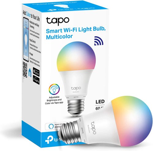 TP-Link Tapo L530E Smart Multicolour Lightbulb 8.7 W Wi-Fi 8TP10323375 Buy online at Office 5Star or contact us Tel 01594 810081 for assistance