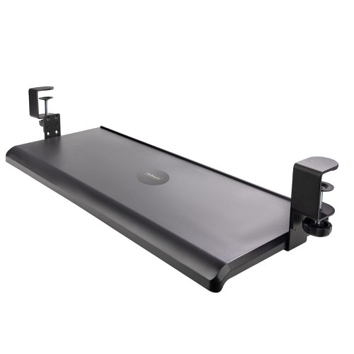 StarTech.com Under-Desk Keyboard Tray Clamp-on Ergonomic Keyboard Holder up to 12kg