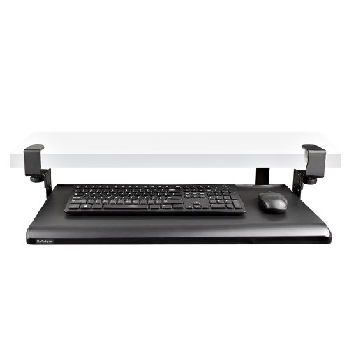 StarTech.com Under-Desk Keyboard Tray Clamp-on Ergonomic Keyboard Holder up to 12kg Desk Components 8ST10376899