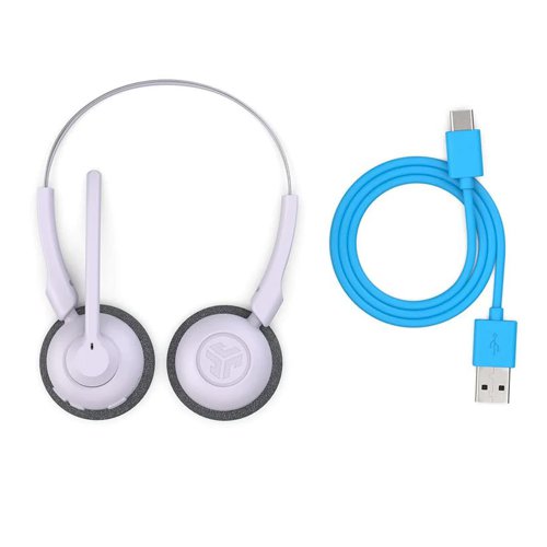 JLab Audio Go Work Pop Wireless Headset Lilac 8JL10379578