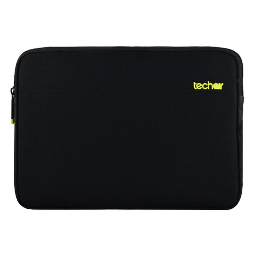 Tech Air 11.6 Inch Sleeve Notebook Slipcase Black with Yellow Lining Laptop Cases 8TETANZ0305V3