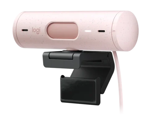 Logitech Brio 500 4MP 60 FPS 1920 x 1080 Pixels Full HD USB-C Webcam Rose