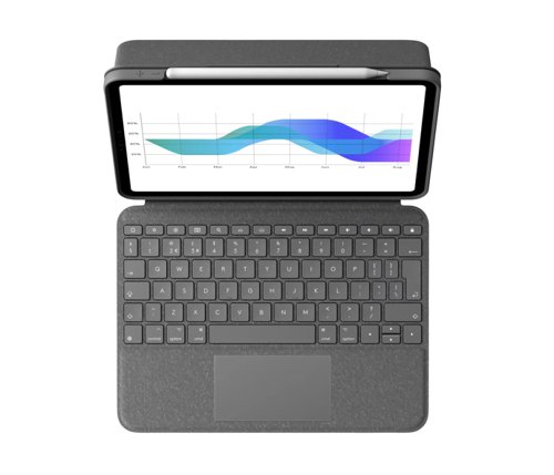 Logitech Folio Touch Keyboard Case for Apple iPad Pro 11 Inch 1st 2nd and 3rd Generation Graphite  8LO920009751