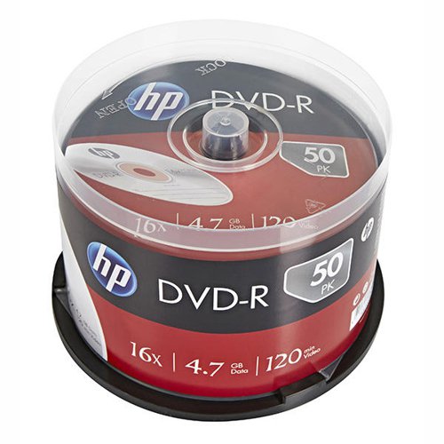 Verbatim DVD+RW 4X 25Pk Cake Box HP 4.7GB DWE0014-3 69333