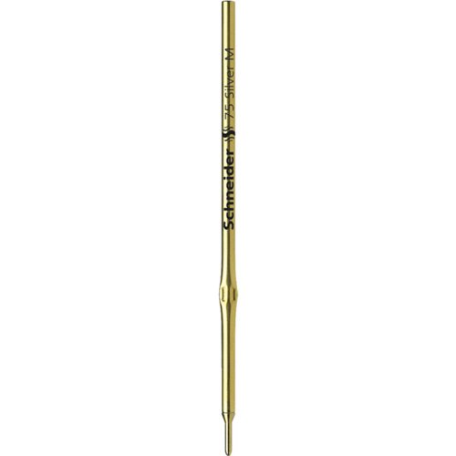 Schneider 75 Silver Ballpoint Pen Refill Silver Medium