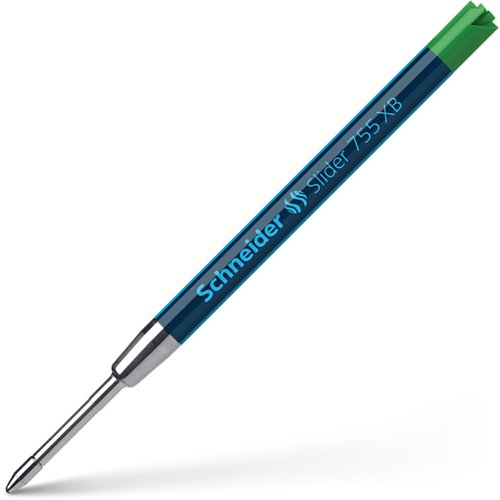 Schneider Slider 755 Ballpoint Pen refill Green Extra Broad