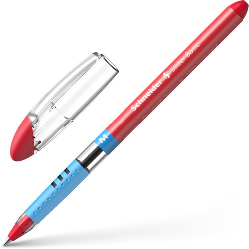 Schneider Slider Basic Ballpoint Pen Red Medium