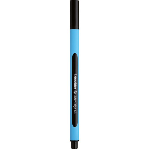 Schneider Slider Edge XB Ballpoint Pen Extra Broad Tip Black Ink with Rubberised Three Sided Barrel made of 83% Recycled Plastic (Pack 10) - 152201  49286SQ