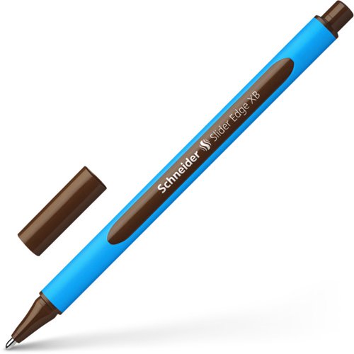 Schneider Slider Edge Ballpoint Pen Brown Extra Broad