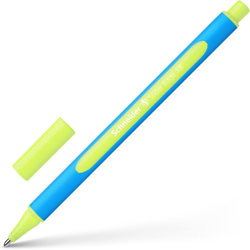 Schneider Slider Edge Ballpoint Pen Yellow Extra Broad