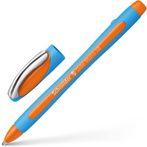Schneider Slider Memo Ballpoint Pen Orange Extra Broad