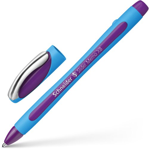 Schneider Slider Memo Ballpoint Pen Violet Extra Broad