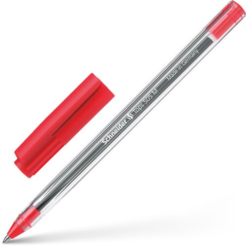 Schneider Tops 505 Ballpoint Pen Red Medium
