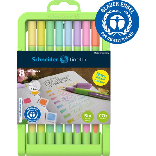 Schneider Line-Up Pastel box Fineliner Pastel 0.4 mm