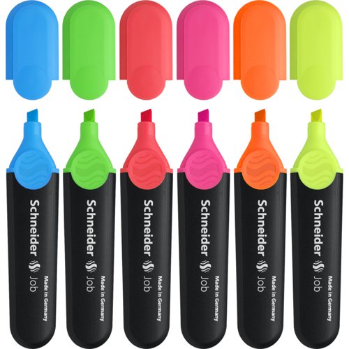 Schneider Job wallet Highlighter Assorted 1+5 mm