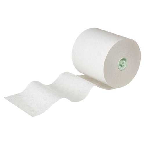 Scott Essential 1-Ply Hand Towels Roll E-Roll Large White (Pack of 6) 6638 - KC53691